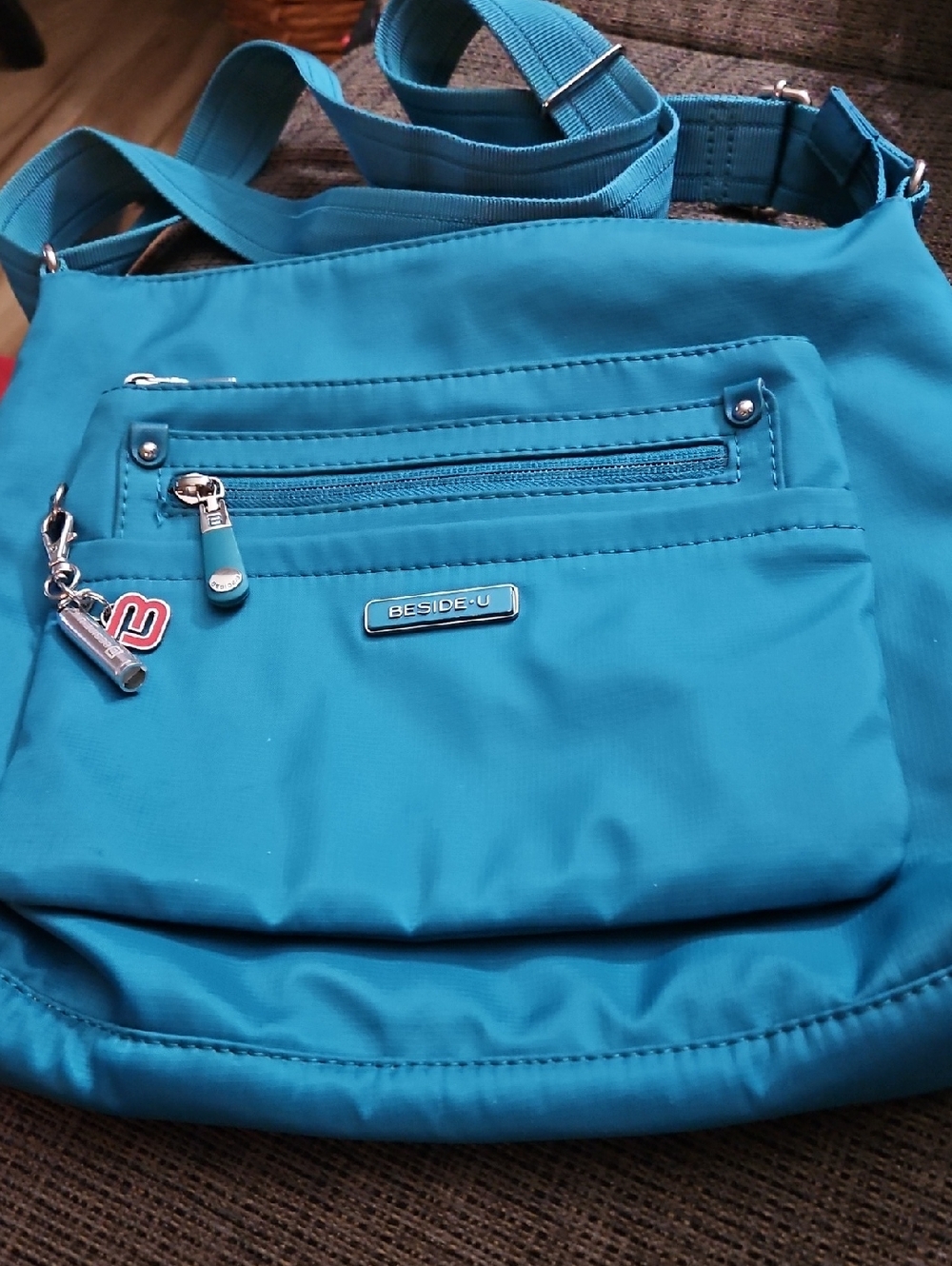 BESIDE-U Nylon Crossbody Travel Bag